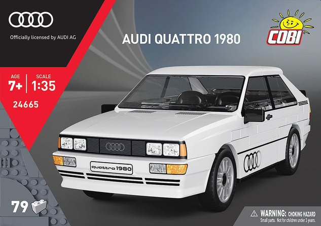 Cobi Audi Quattro (1980), 1:35, 88 k