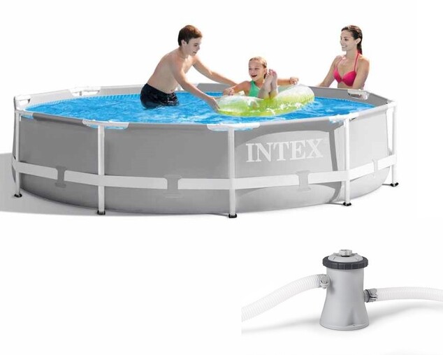 Záhradný bazén INTEX 26702 Prism Frame 305 x 76 cm s kartušovou filtráciou
