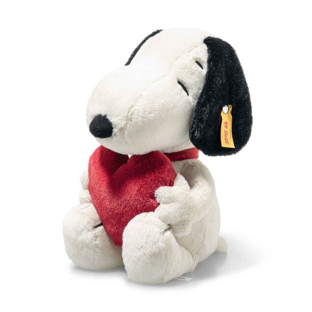 STEIFF Friends Snoopy Love, white plyšová hračka
