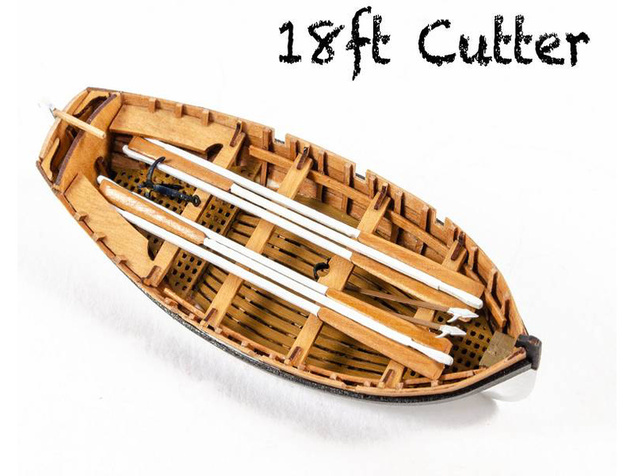 Vanguard Models Kutter boat 18 "1:64 kit
