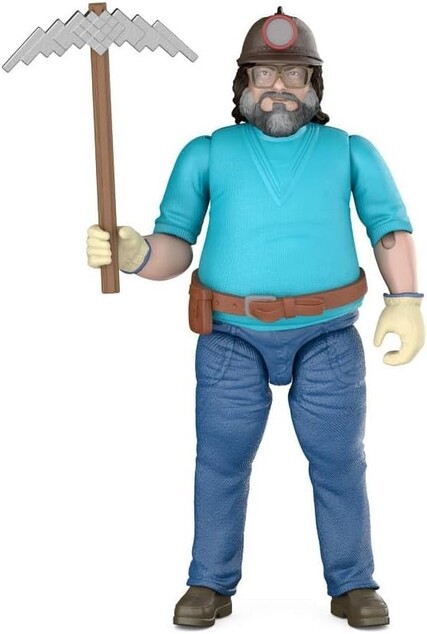 Minecraft filmový Steve a vozík