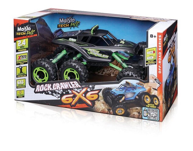 Maisto Tech RC, Rock Crawler 6x6, 2,4 Ghz