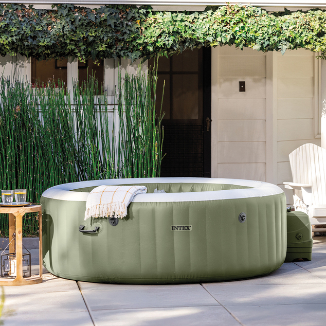 Felfújható pezsgőfürdő INTEX 28428 PureSpa Bubble Masage (216 cm átmérőjű)