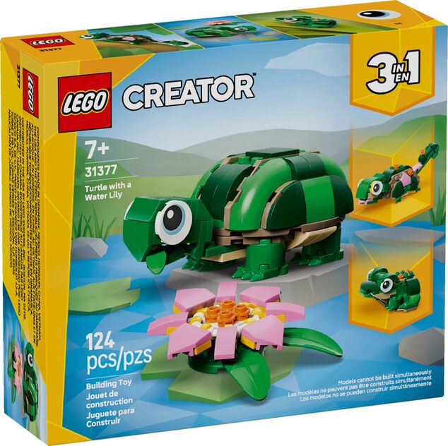 LEGO® Creator 3 v 1 31377 Korytnačka s leknom