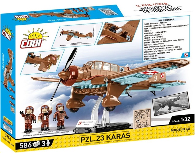 Cobi Pzl. 23 Karas, 1:32, 586 k, 3 f