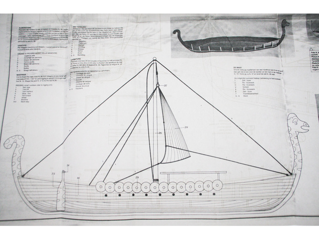 Mantua Model Vikingská loď 1:40 kit