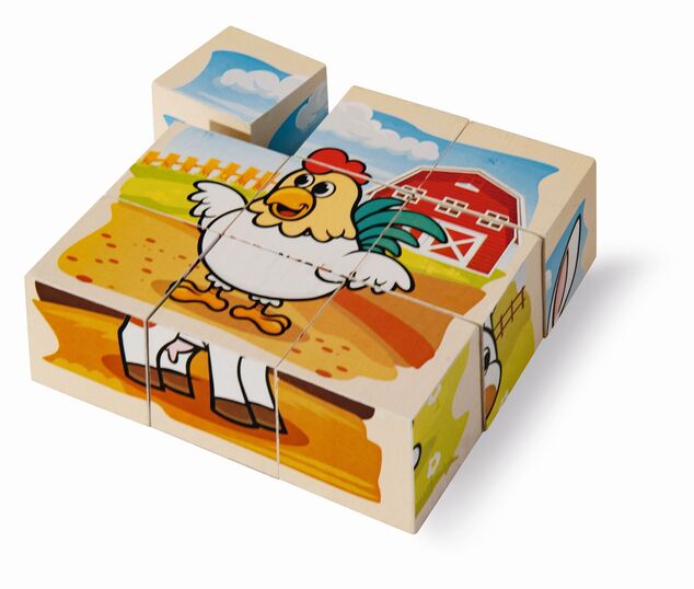 Kocky s obrázkami zvieratiek z farmy