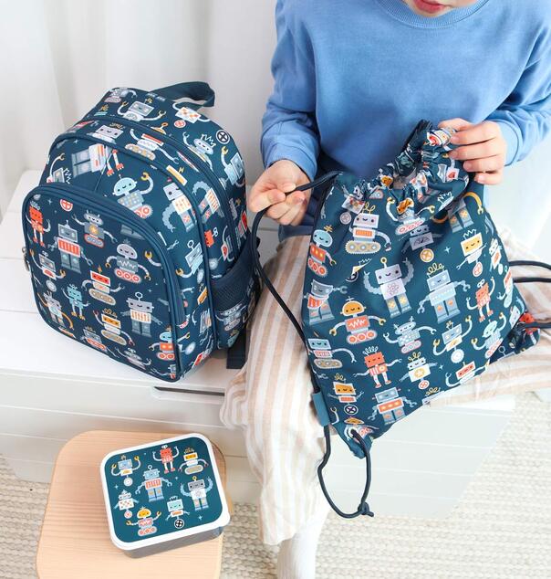 A Little Lovely Company - Kindergartenrucksack - Roboter