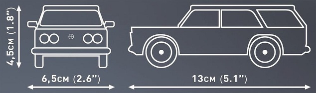 Cobi FSO 125P kombi, 1:35, 106 k
