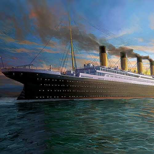 Modellbausatz Schiff 14215 - The White Star Liner TITANIC MCP (1:400)
