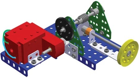 Stavebnica Merkur Elektromotor M 2.2