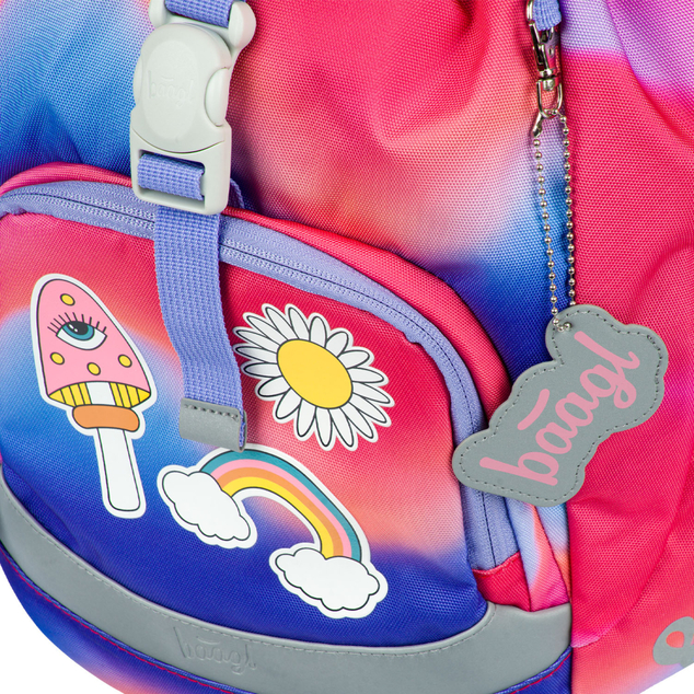 BAAGL SADA 3 Airy Hippie: Rucksack, Waschbeutel, Tasche