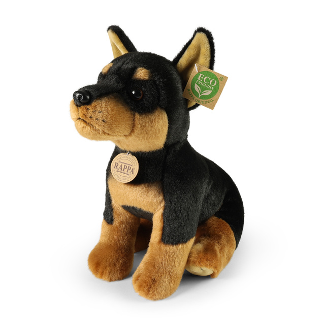 Plišani pas doberman 30 cm EKO-PRIJATELJSKI