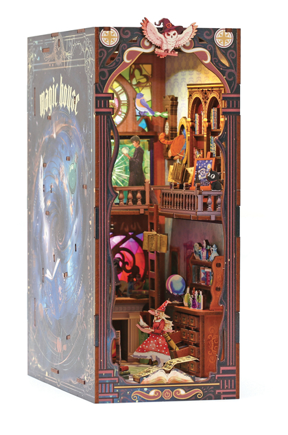 GRAINE CREATIVE Modello 3D in legno Casa magica