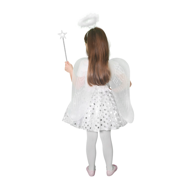 Costume enfant tutu jupe ange avec ailes et accessoires