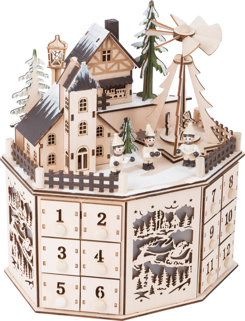 Small Foot Adventný kalendár s vianočnou pyramídou