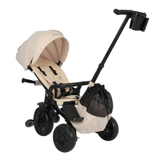QPLAY Tříkolka Nova Max 5v1 Beige, 10-72 měsíců