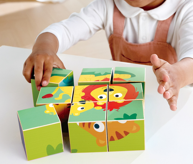 Hape Divje živali Blok Puzzle