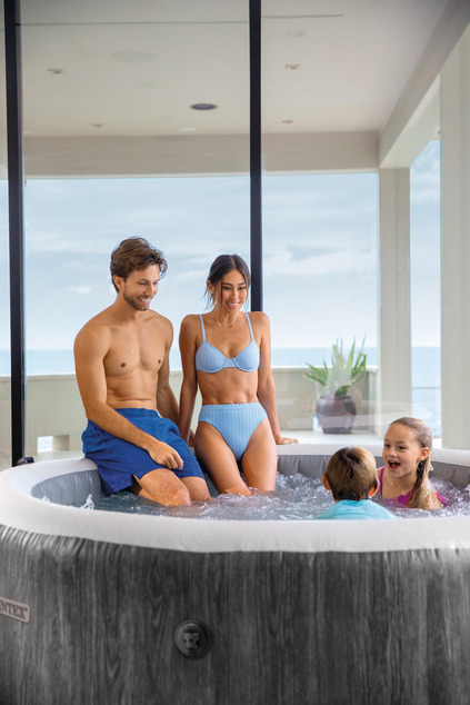 Intex 2844NP Nafukovacia vírivka PureSpa™ Greywood Bubble Deluxe (pre 6 osôb) S2