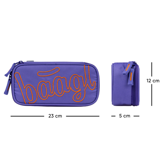 BAAGL Školský peračník etui Orange GRS