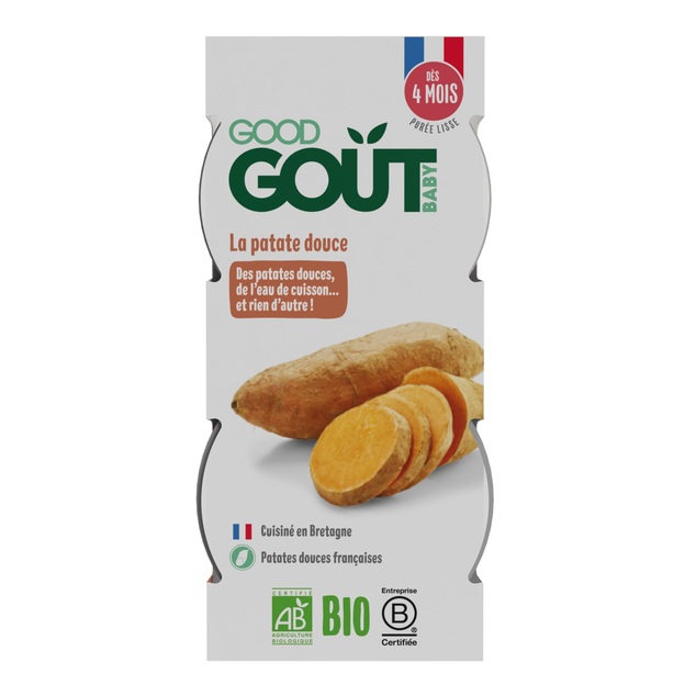 Good Gout BIO Batátové pyré (2x120 g).