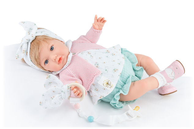 MARINA &amp; PAU bábika Reborn Alina Petite Fleur 45cm