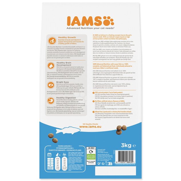 Krmivo IAMS Cat Kitten ocean fish 3kg