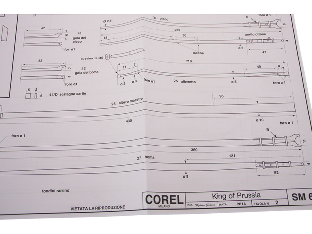 COREL King of Prussia 1777 1:42 kit