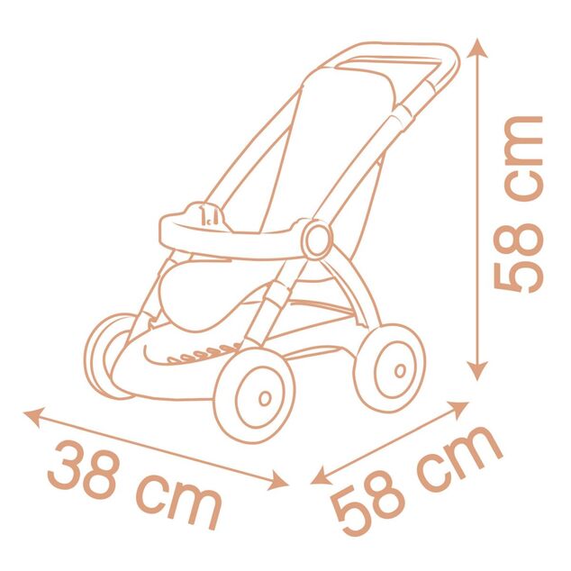 Smoby Baby Nurse Kočík športový CHULI POP