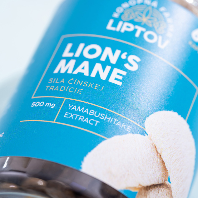 Lions´s mane 60 kapsúl (500mg extraktu / kapsula)