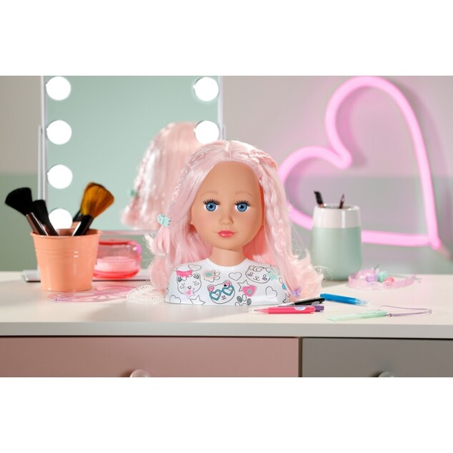 Zapf BABY born Kreativ Frisierkopf