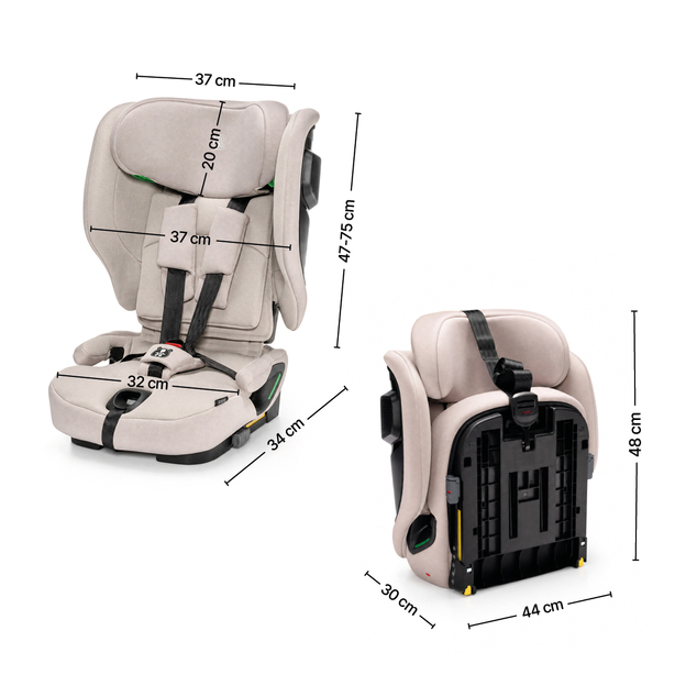 Siège auto Gamma i-Size, Gris Brumeux