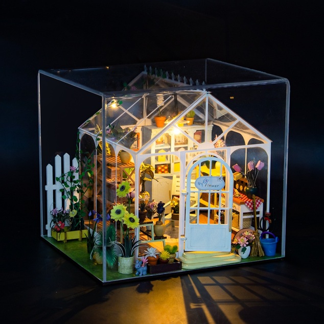2Kids Toys Miniaturhaus Blühender Pavillon