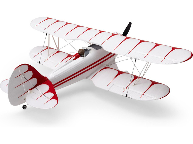 E-flite Waco 0.55m SAFE Select BNF Basic biele