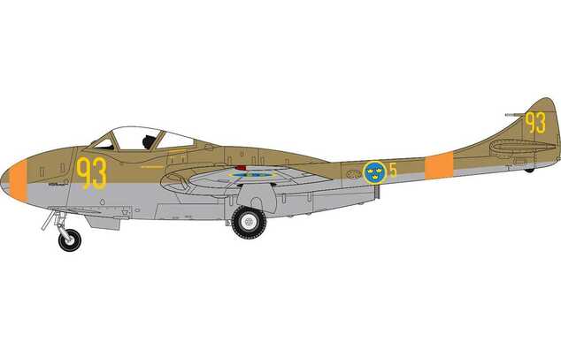 Classic Kit letadla A40004 - Swedish Air Force 100th Anniversary Set (Multi Pack) (1:72)