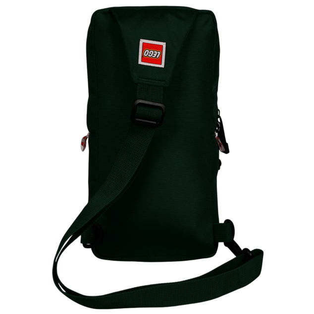 LEGO Signature Brick 1x2 Sling Bag - verde scuro