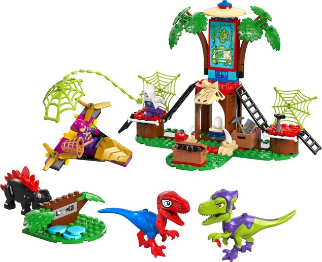 LEGO® Marvel Spidey 11200 Gobby a bitka raptorov v základni na strome