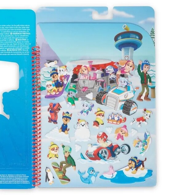 Melissa &amp; Doug - Paw Patrol - Kniha s puffy samolepkami - Jakeova hora