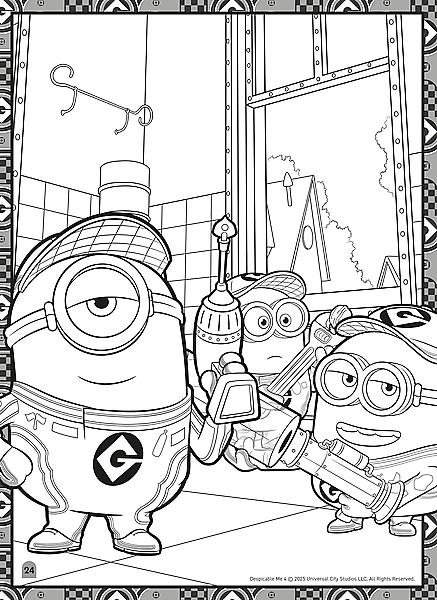 Trefl Omaľovánky Minions