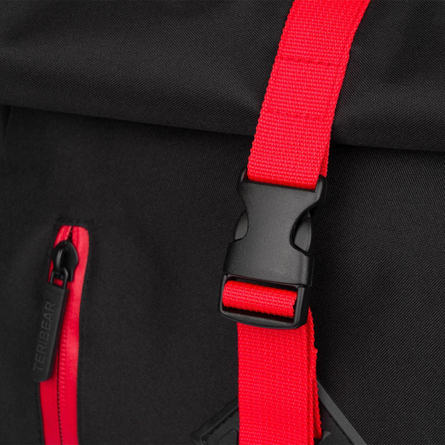 Zaino con cerniera TERIBEAR nero