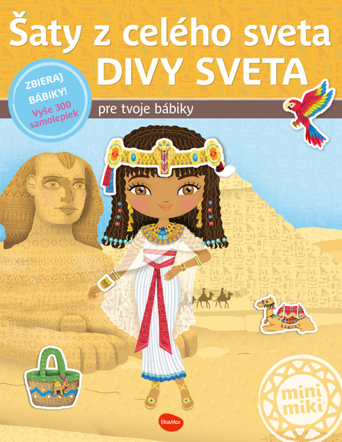 Šaty z celého světa DIVY SVETA – Kniha samolepiek