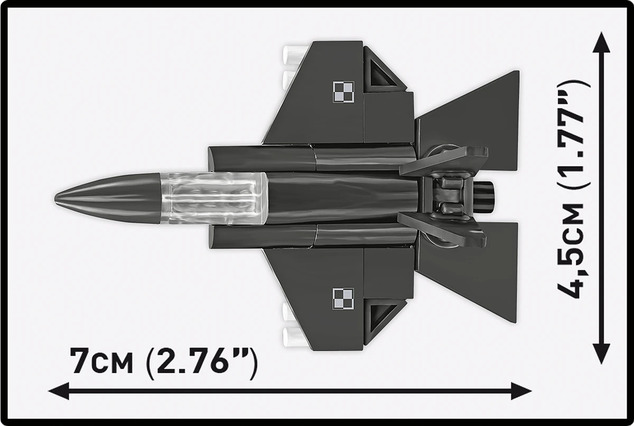 Cobi Forțele Armate Lockeed Martin F-35A "Husarz" 1:300, 47 k