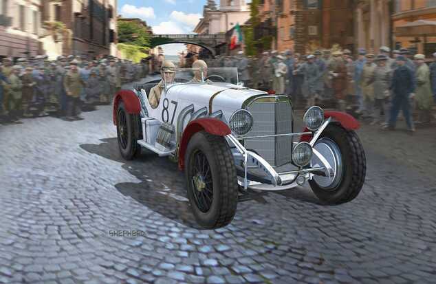 Plastic ModelKit auto 07737 - Mercedes-Benz SSKL (1:32)
