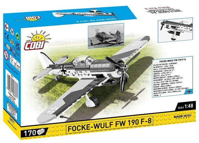 Cobi II WW Focke-Wulf Fw 190 F-8, 1:48, 170 k