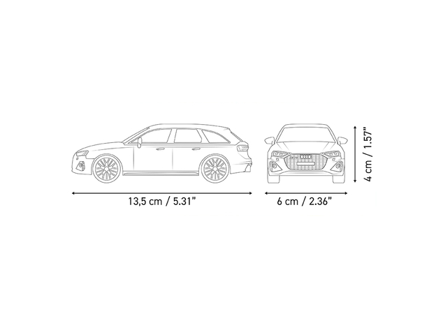 Cobi 24671 Audi RS4 Cycling Madnes, 1:35, 176 k, 2 f