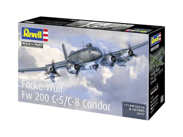 Plastic ModelKit letadlo 03777 - Focke-Wulf Fw 200 C-5/C-8 Condor (1:72)