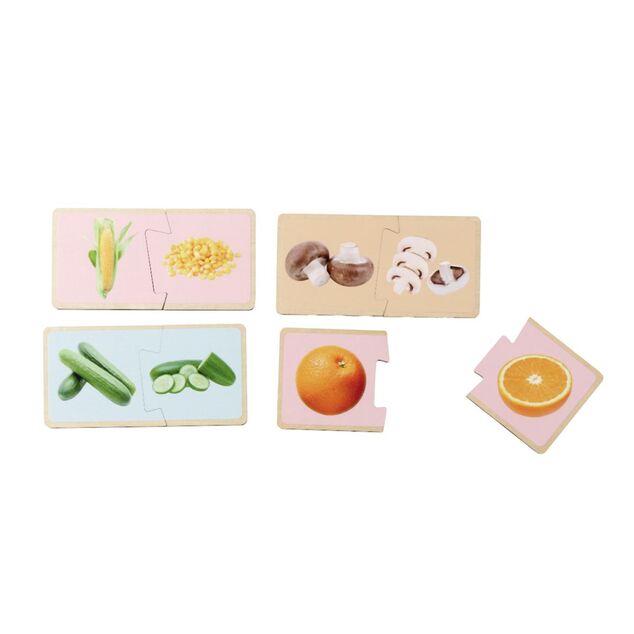 Montessori Puzzle ovocie a zelenina