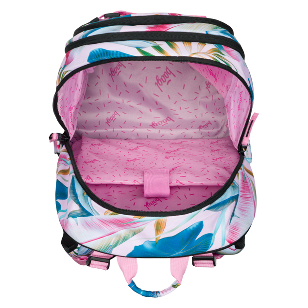 BAAGL SET 5 Skate Leafs: Rucksack, Federmäppchen, Beutel, Gürteltasche, Laptop-Hülle