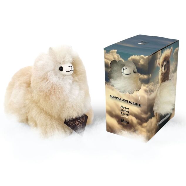 INKARI Jucărie de pluș Alpaca Mini Sahara 15cm