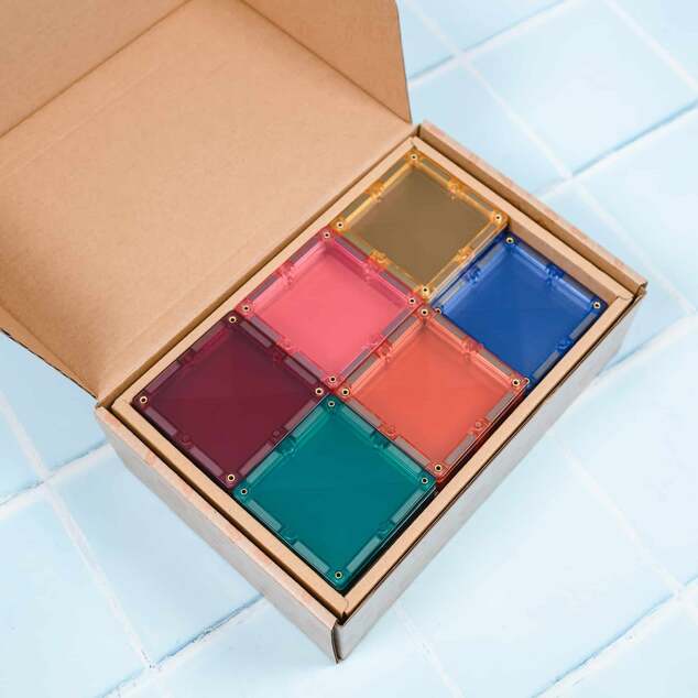 CONNETIX® Pastel Square Pack magnetická stavebnica 40 ks